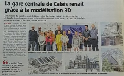 Gare calais article voix du nord